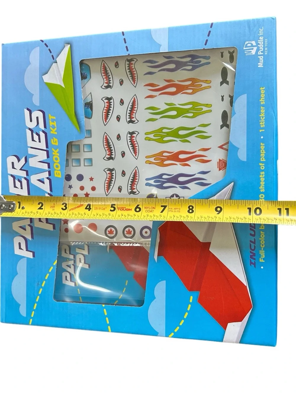 Mud Puddle Inc. Paper Planes Book & Kit Ages 8+ Create & Decorate Airplanes New